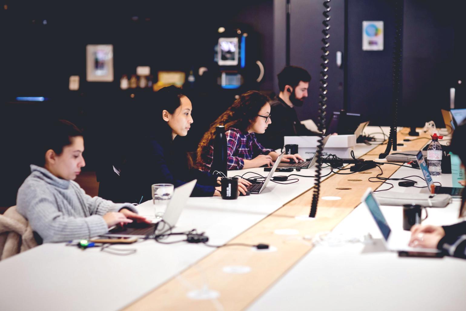 Detailed financial charts and analytical workspace